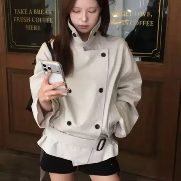 [BUNJANG] Autumn Trench Coat / 가을 트렌치코트