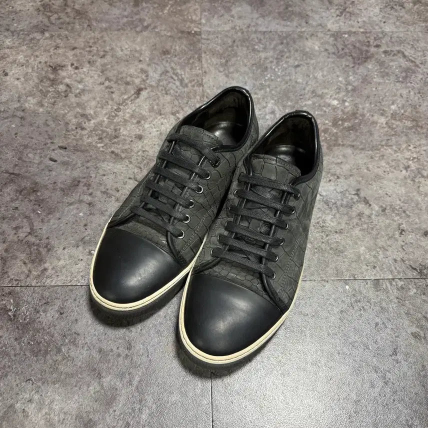 [BUNJANG] Lanvin Velour Sneakers (Size 270) / 랑방 벨루어 스니커즈 270
