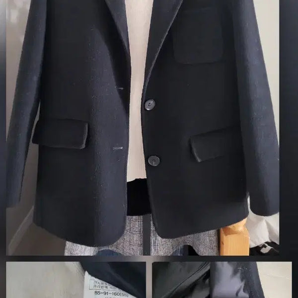 [BUNJANG] Second Floor Floral Pattern Long Dress & LIST Wool Jacket / 리스트울자켓.세컨플로어 롱원핏