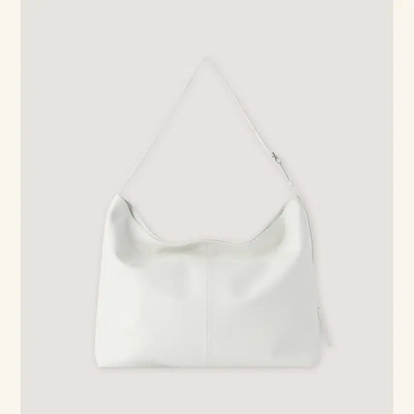 [BUNJANG] Franmerico Oil Shoulder Bag Ivory / 프랑메리코 오일숄더백 아이보리