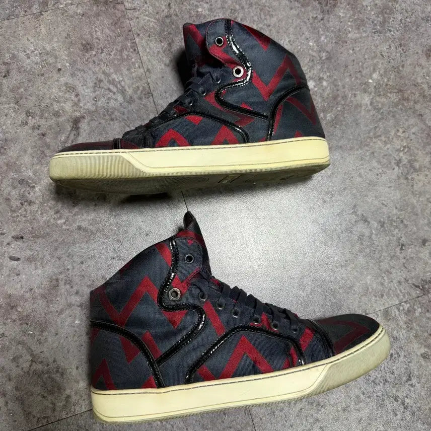 [BUNJANG] Lanvin Curtiss High-Top Sneakers / 랑방 하이탑 스니커즈 코르티스 270
