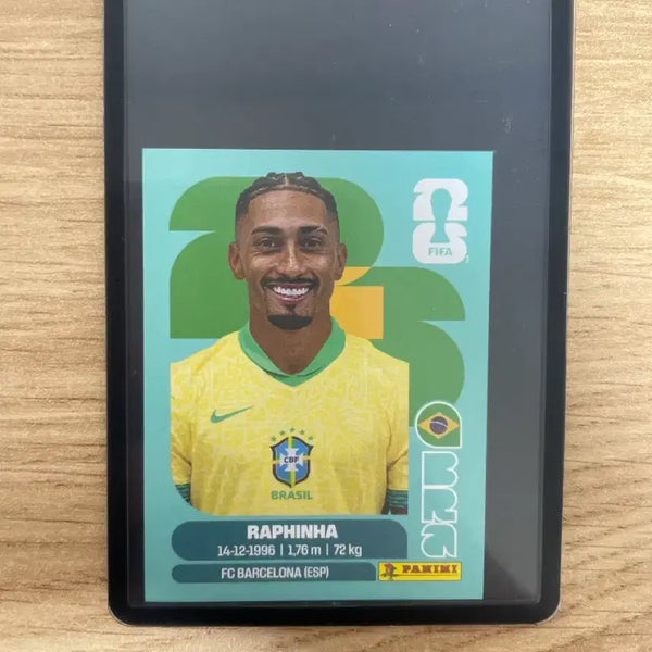 [BUNJANG] Raphinha 2026 World Cup Panini Sticker Card / 하피냐 월드컵 2026 파니니 스티커 카드