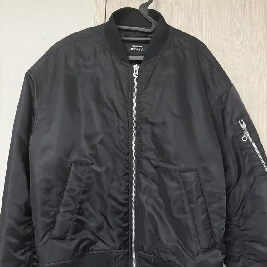 [BUNJANG] Musinsa Standard MA-1 Bomber Jacket Black / 무신사 스탠다드 MA-1 항공점퍼 M 블랙