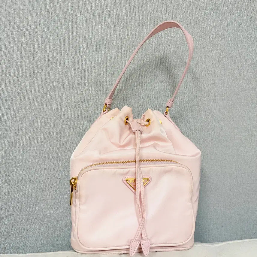 [BUNJANG] Prada Bucket Bag Pink / 프라다 버킷백 핑크 복조리 정품