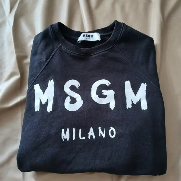 [BUNJANG] MSGM Big Logo Sweatshirt (Unisex) / made in ltaly 브랜드 MSGM 빅로고 맨투맨 티 (남녀공용)