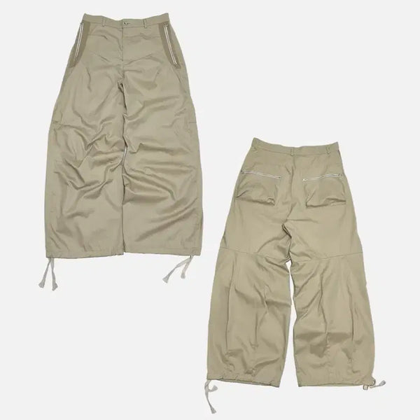[BUNJANG] New Chief Chic String Hem Balloon Wide Pants / 뉴치프시크 밑단 스트링 벌룬 와이드팬츠