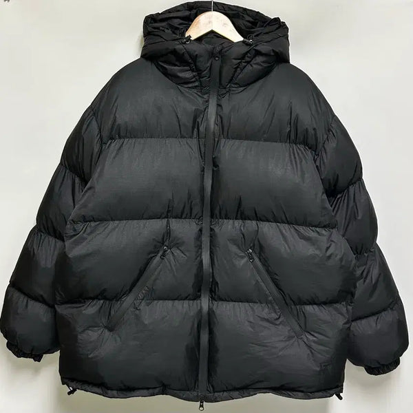 [BUNJANG] Burning Capone Black Oversized Welon Padding Jumper (Men's 110-115) / [남자-110~115 (3)]버닝카포네 블랙 오버핏 웰론 패딩 점퍼