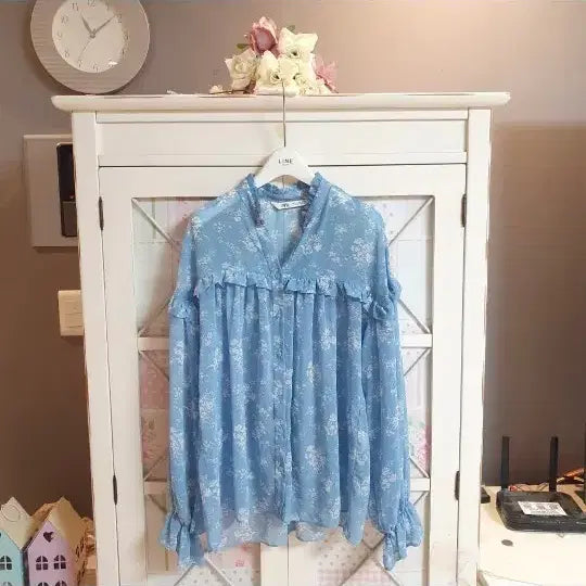 [BUNJANG] Zara Ruffle Blouse / 자라 프릴 블라우스/55-66