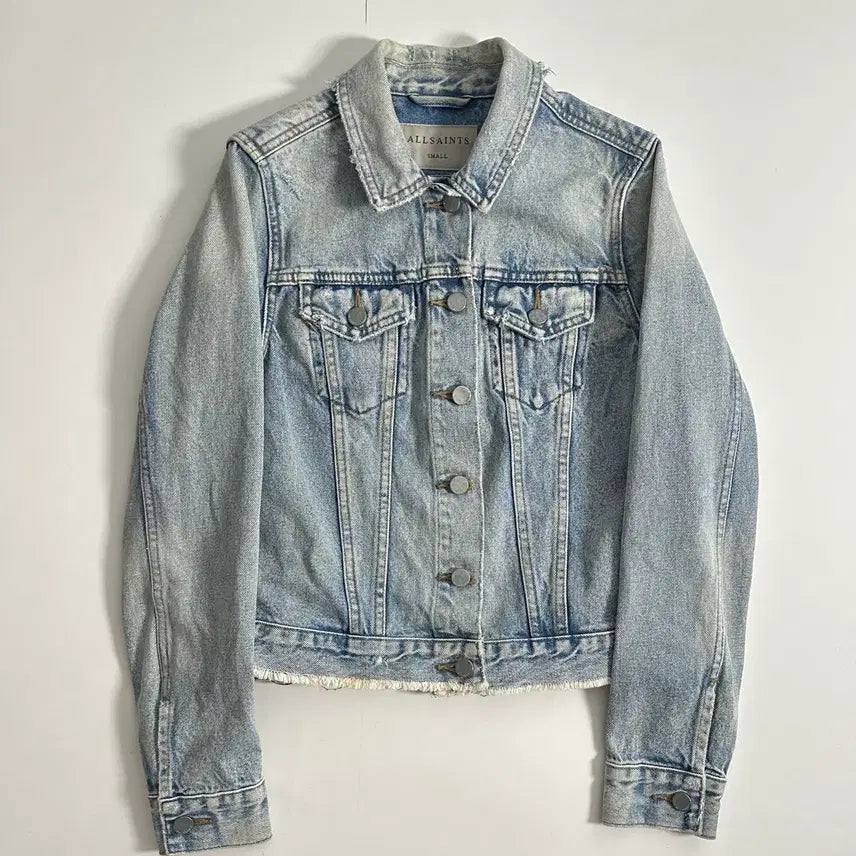 [BUNJANG] AllSaints Women's Trucker Denim Jacket S / 올세인츠 여성 트러커 데님자켓 S