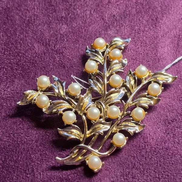 [BUNJANG] European Vintage Leaf Brooch / 유럽 빈티지 나뭇잎 브로치