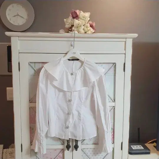[BUNJANG] Zara White Blouse Size 55 / 자라 블라우스/55