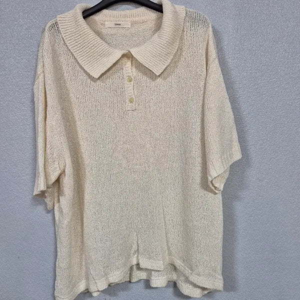 [BUNJANG] COVER Loose Fit Half Sleeve Knit / COVER 루즈핏 마실 반팔니트 프리