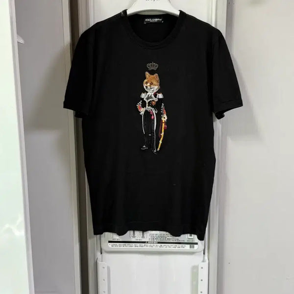 [BUNJANG] Dolce & Gabbana Patch and Embellished T-Shirt / 돌체앤가바나 티셔츠