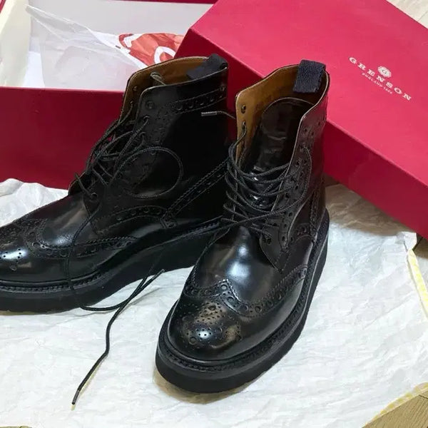 [BUNJANG] GRENSON Brogue Boots UK 6 (US 7.5) / GRENSON 그랜슨 부츠 UK6(실제 255사이즈)