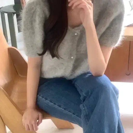 [BUNJANG] Rietta Alpaca Cardigan / 리에뜨 알파카가디건