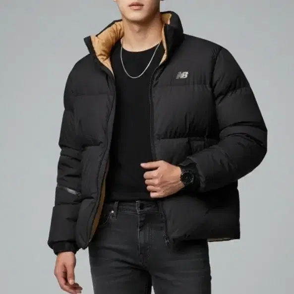 [BUNJANG] New Balance Active Short Goose Down Padding - Size 95 / 뉴발란스 액티브 숏 구스 패딩  95 사이즈