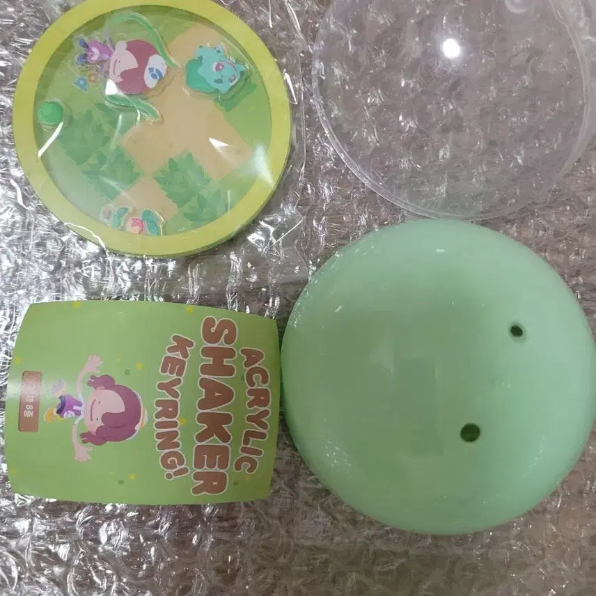 [BUNJANG] Pokemon Pocopia Gacha Acrylic Shaker Keyring Bulbasaur / 포켓몬스터 포코피아 가챠 아크릴 쉐이커 키링 이상해씨