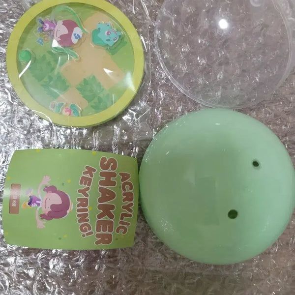 [BUNJANG] Pokemon Pocopia Gacha Acrylic Shaker Keyring Bulbasaur / 포켓몬스터 포코피아 가챠 아크릴 쉐이커 키링 이상해씨