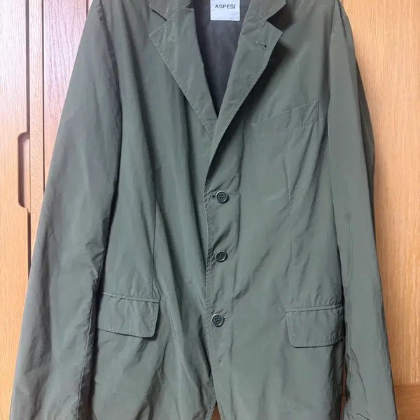 [BUNJANG] ASPESI Khaki Unstructured Jacket Blazer L / [아스페시 ASPESI] 카키 언스트럭처드 자켓 블레이저 L