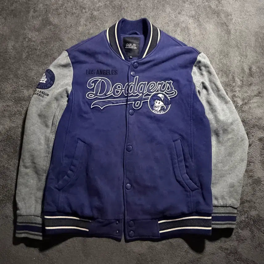 [BUNJANG] MLB Korea Color Block Stadium Jacket / MLB 코리아 배색 스타디움 자켓(야구 점퍼)