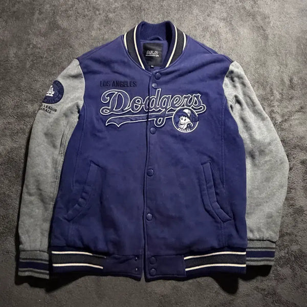 [BUNJANG] MLB Korea Color Block Stadium Jacket / MLB 코리아 배색 스타디움 자켓(야구 점퍼)
