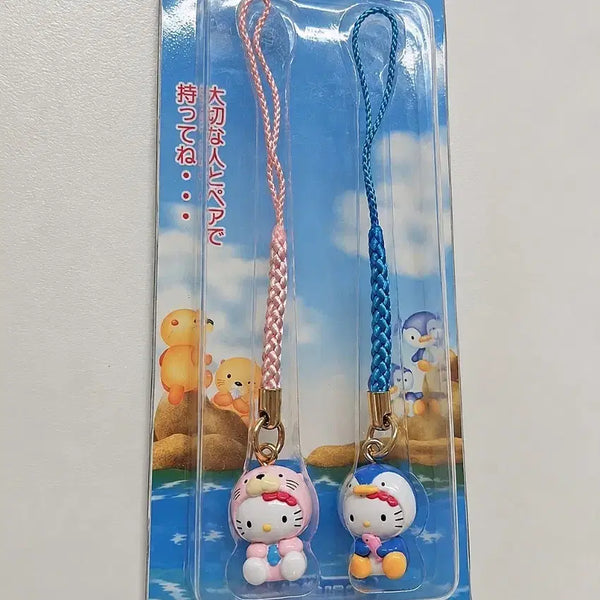 [BUNJANG] Hello Kitty Penguin Charm Strap / 펭귄 키티스트랩