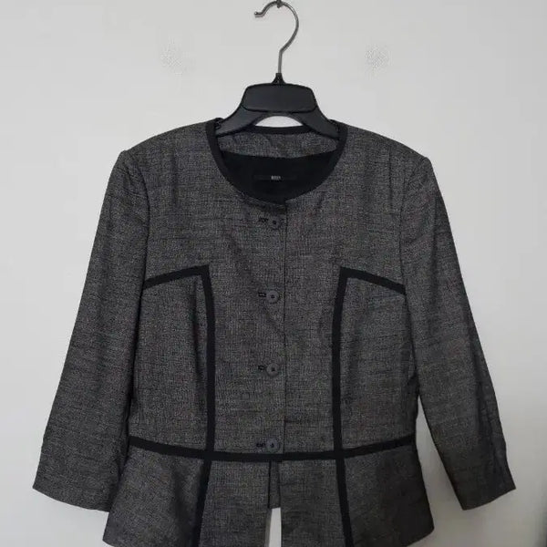 [BUNJANG] HUGO BOSS Collarless Blouse Jacket / HUGO BOSS 노카라 블라우스 재킷