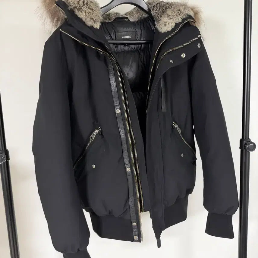 [BUNJANG] Mackage Dixon Silver Fox Fur Puffer Jacket - Size 36 / 맥케이지 딕슨 실버퍼 36 백화점판(풀구성)