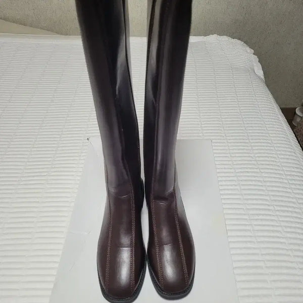 [BUNJANG] ZigZag Site 240mm Tall Boots / 롱부츠