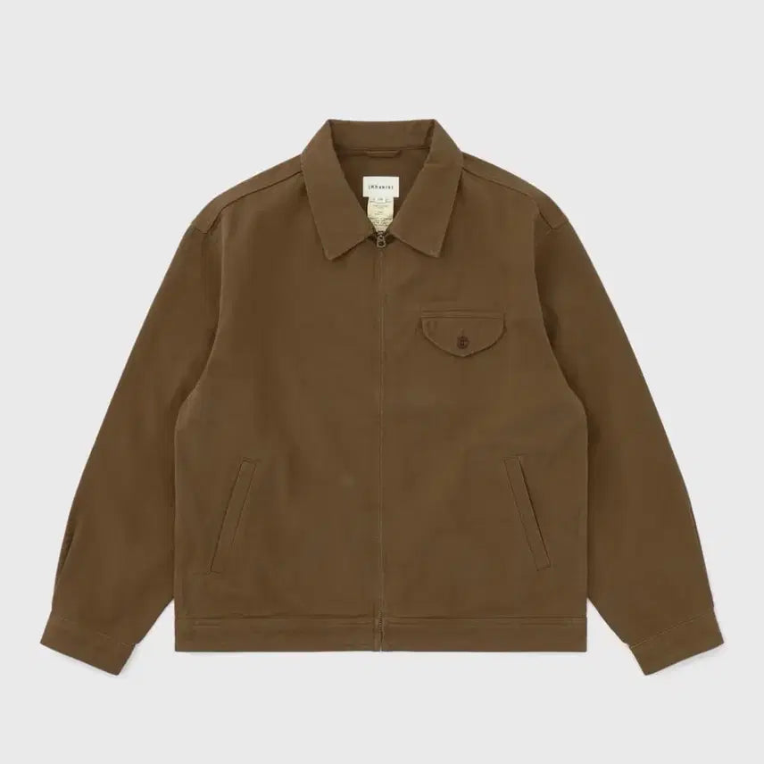 [BUNJANG] Khakis Washed Swing Jacket Brown / 카키스 워시드 스윙자켓 브라운