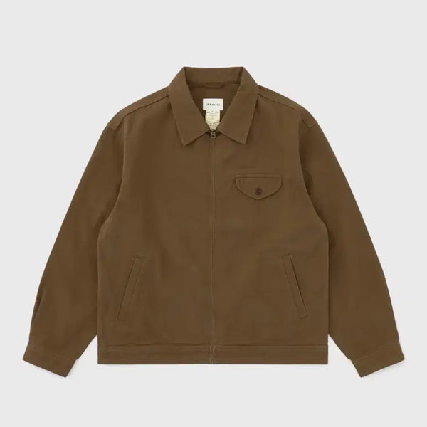 [BUNJANG] Khakis Washed Swing Jacket Brown / 카키스 워시드 스윙자켓 브라운