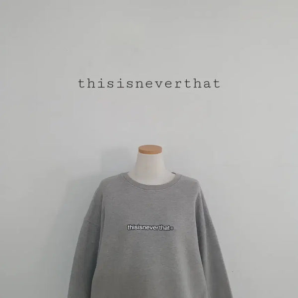 [BUNJANG] Thisisneverthat Sweatshirt Grey M / No.26092107 디스이즈네버댓 맨투맨 그레이