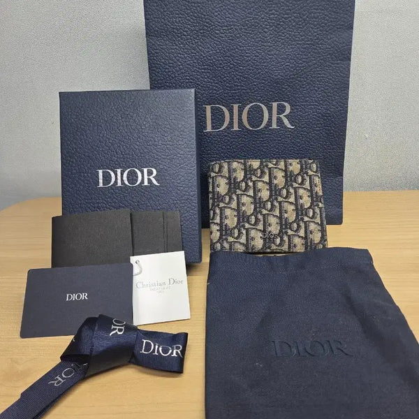 [BUNJANG] Dior Oblique Bifold Wallet / [정품/구성o]디올 오블리크 반지갑