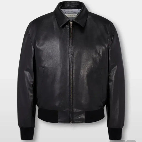[BUNJANG] Man on the Moon Leather Jacket / [M] 맨온더분 정가 140  레더자켓