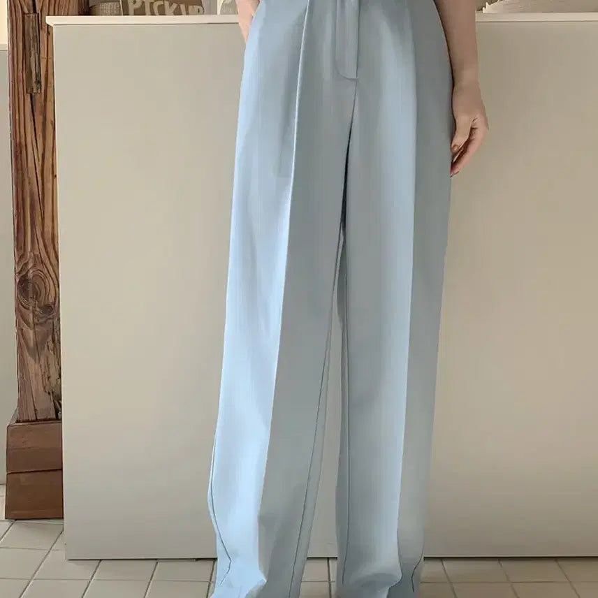 [BUNJANG] Spring Color Pintuck Slacks / 스프링컬러 핀턱 슬랙스 소라