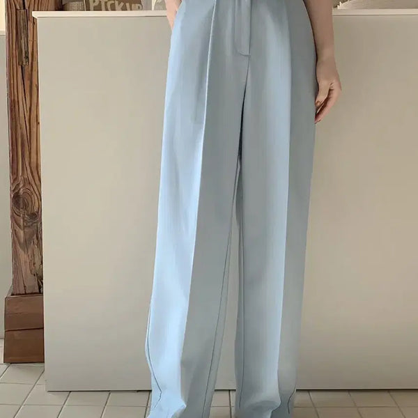 [BUNJANG] Spring Color Pintuck Slacks / 스프링컬러 핀턱 슬랙스 소라