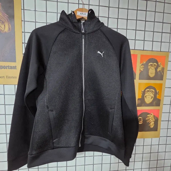 [BUNJANG] Puma Training Zip-Up Jacket Black / 퓨마 트레이닝 집업 자켓 블랙 0922