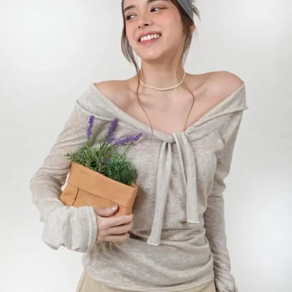 [BUNJANG] Ounser Marina Top Beige / 새)오운서 마리나탑 베이지
