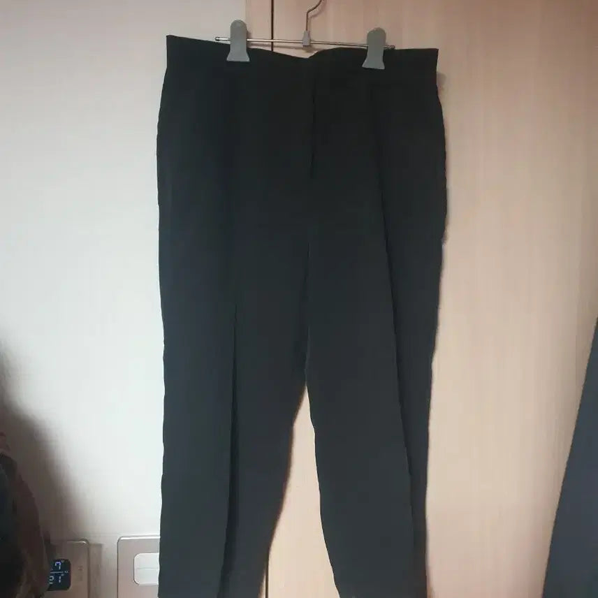 [BUNJANG] Plus Size Black Spandex Slacks 34 / 빅사이즈 스판있는 블랙 슬랙스 바지 34