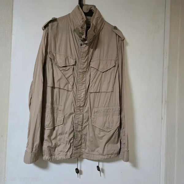 [BUNJANG] ZUCCA Beige Single-Layer Field Jacket / 주카 ZUCCA 베이지 야상