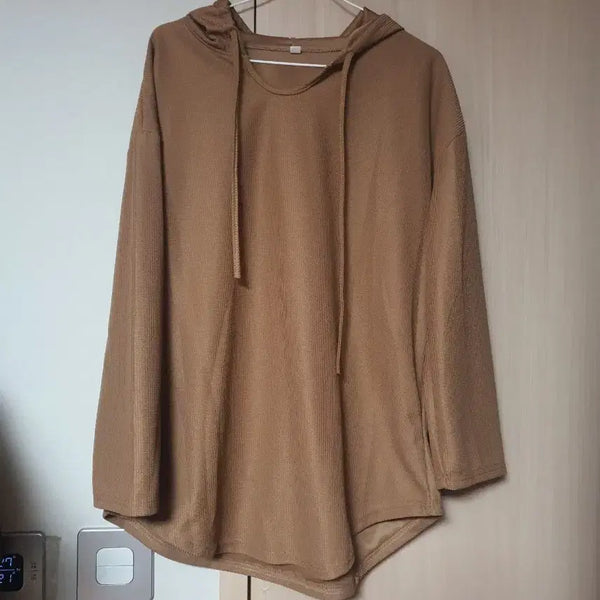 [BUNJANG] Plus Size Camel Hoodie - 88 Size / 빅사이즈 카멜 후드티 88