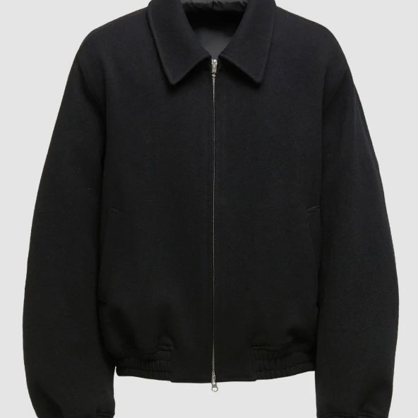 [BUNJANG] Coar Virgin Wool Oversized Zip-Up Blouson M / 쿠어 버진 울 오버사이즈 짚업 블루종 M