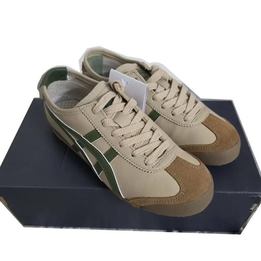[BUNJANG] Onitsuka Tiger Mexico 66 Beige Grass Green / [새상품] 오니츠카타이거 멕시코 66 베이지 그라스 그린