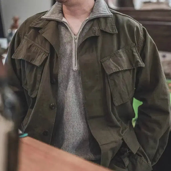 [BUNJANG] Nonstock (Under Bronson) BDU Ripstop Fatigue Jacket - Size S / 논스탁(브론슨 산하) bdu 립스탑 퍼티그 자켓 s