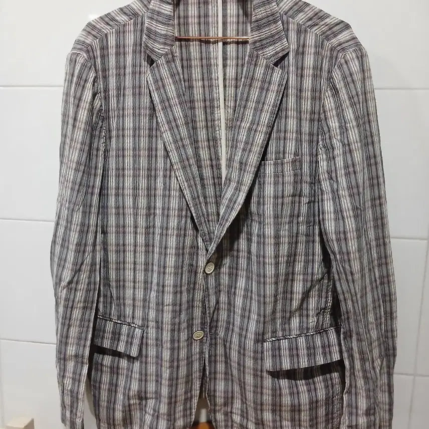 [BUNJANG] Munsingwear Check Jacket LL (105cm) / Munsingwear 체크 자켓 LL 105cm
