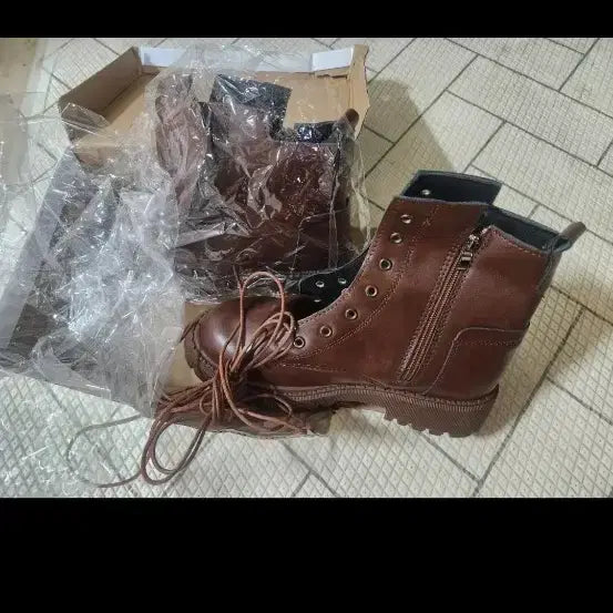 [BUNJANG] Brown Walker Boots Size 240 / 브라운 워커 240