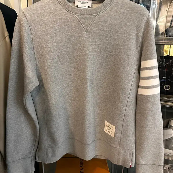 [BUNJANG] Thom Browne Diagonal Stripe Sweatshirt Size 3 / 톰브라운 사선 맨투맨 3사이즈