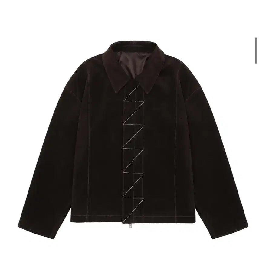 [BUNJANG] Ssoji Real Suede Blouson Dark Brown / 쏘지 리얼스웨이드 블루종
