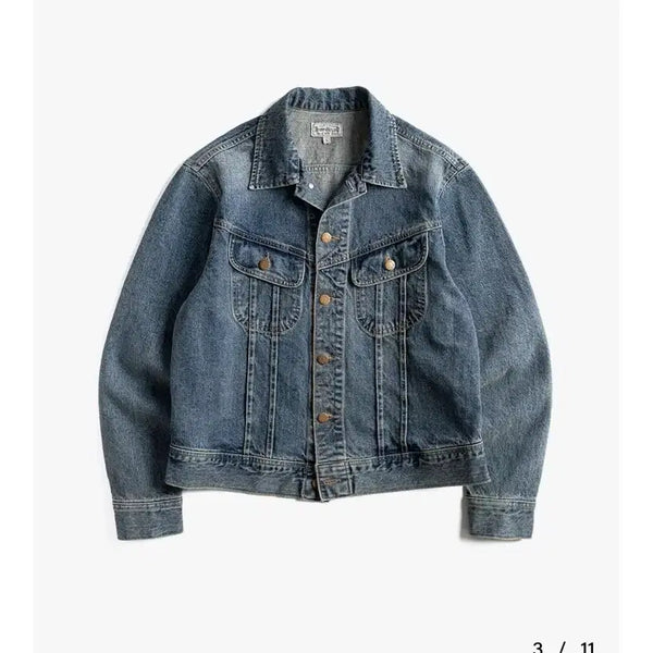 [BUNJANG] Boogie Holiday 15 Denim Trucker Jacket Blue / [새상품] 부기홀리데이 15 트러커 자켓 데님 자켓 블루