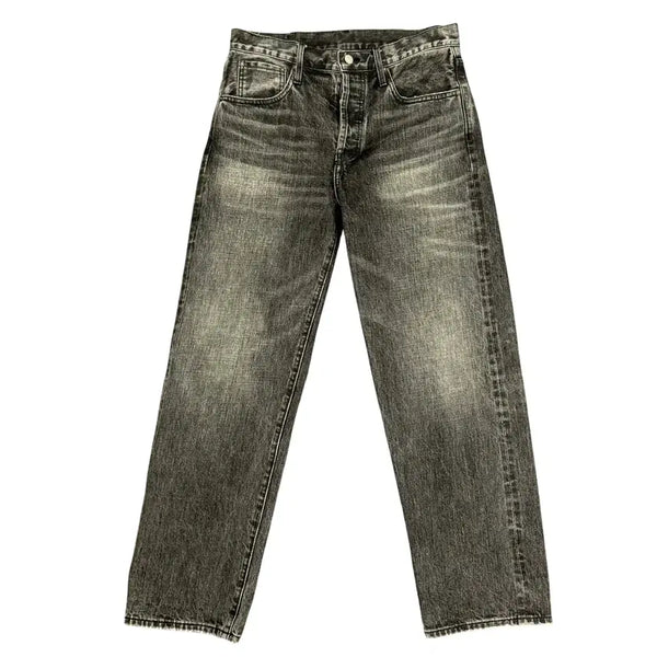 [BUNJANG] Behbeh 312 Washed Black Denim Pants Size 2 / 비헤비어 312 워시드 블랙 2사이즈